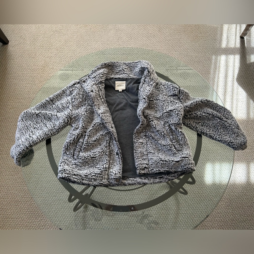 Thread & Supply Grey Teddy Jacket